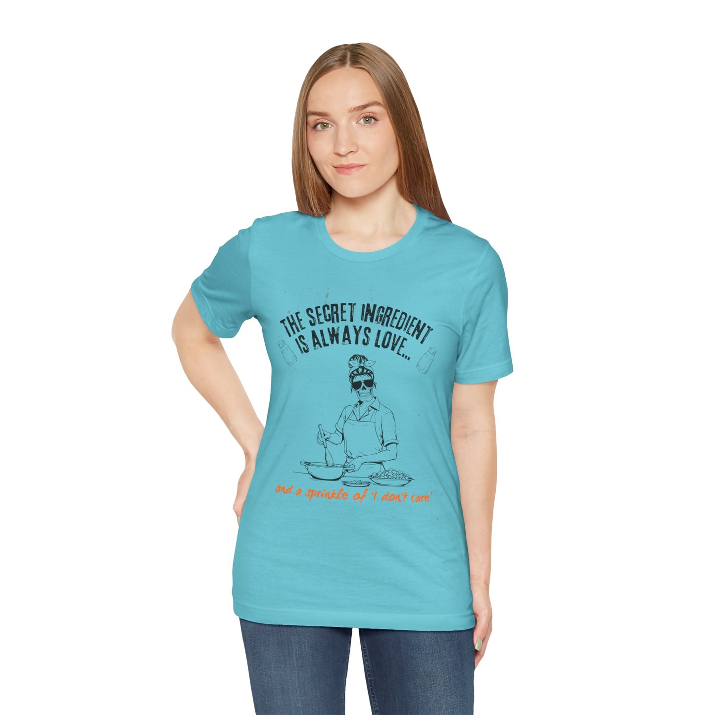Love-Inspired Cooking Tee, Funny Shirt, Gift for Foodies, Unisex T-Shirt, Perfect for Occasions, Casual Wear