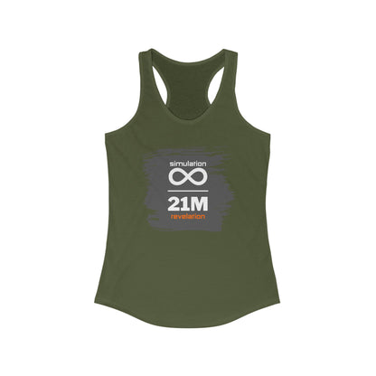 Simulation Infinity 21M Revelation Women's Racerback Tank