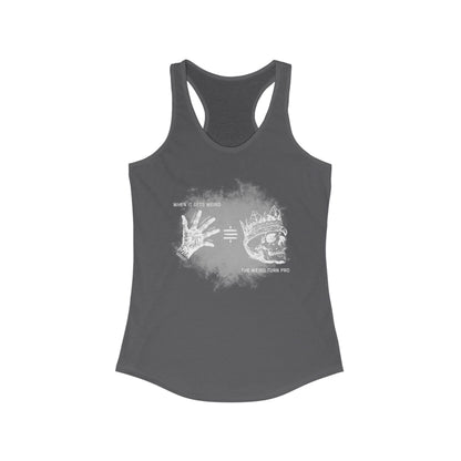 When It Gets Weird The Weird Turn Pro Women's Racerback Tank