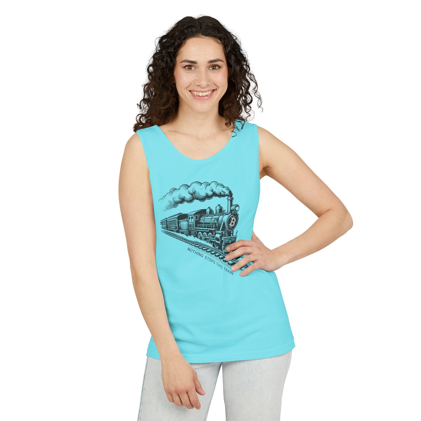 Nothing Stops This Train Vintage Unisex Tank Top