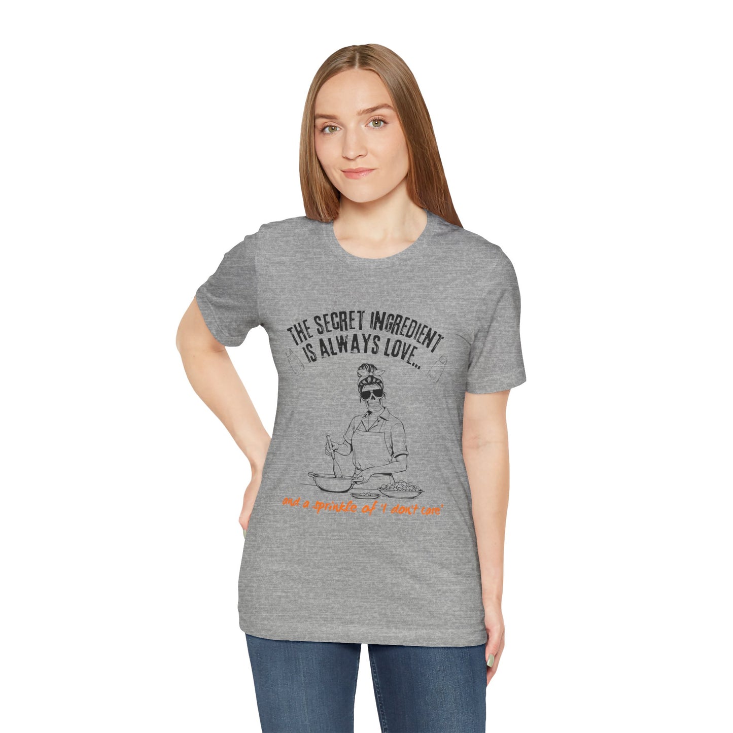 Love-Inspired Cooking Tee, Funny Shirt, Gift for Foodies, Unisex T-Shirt, Perfect for Occasions, Casual Wear