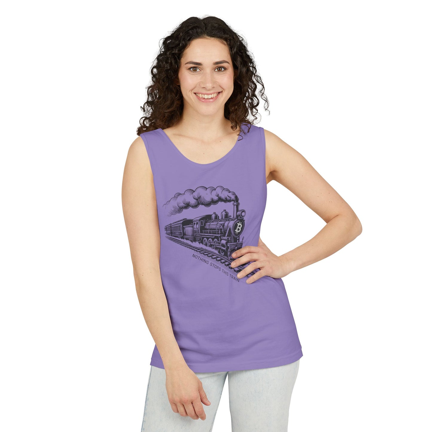 Nothing Stops This Train Vintage Unisex Tank Top