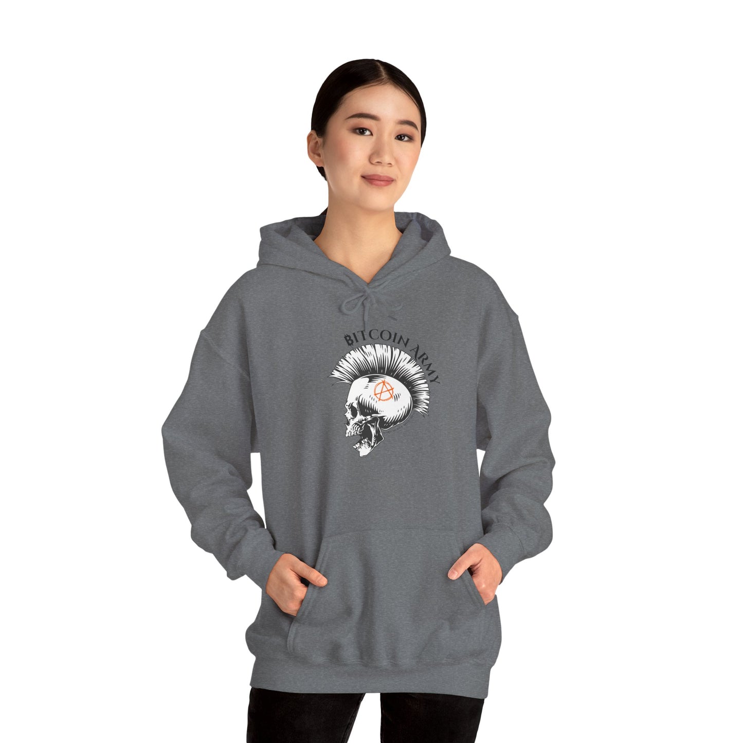 Bitcoin Army Hard Money Anarchists Hoodie