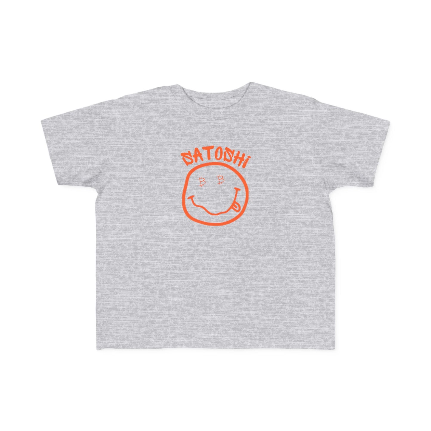 Bitcoin Eyed Satoshi Smiley Toddler T-Shirt