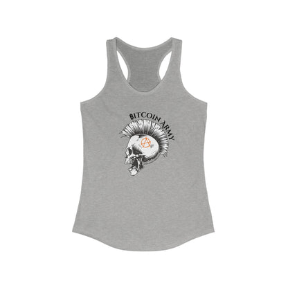 Bitcoin Army Hard Money Anarchists Women's Racerback Tank