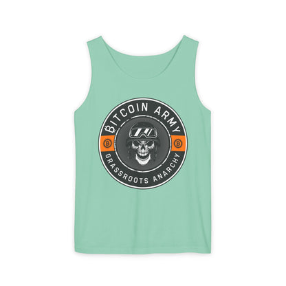 Bitcoin Army Grassroots Anarchy Tank Top