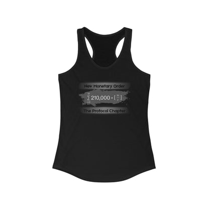 New Monetary Order The Protocol Chapter Women's Racerback Tank