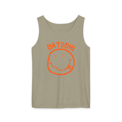 Bitcoin Eyed Satoshi Smiley Tank Top