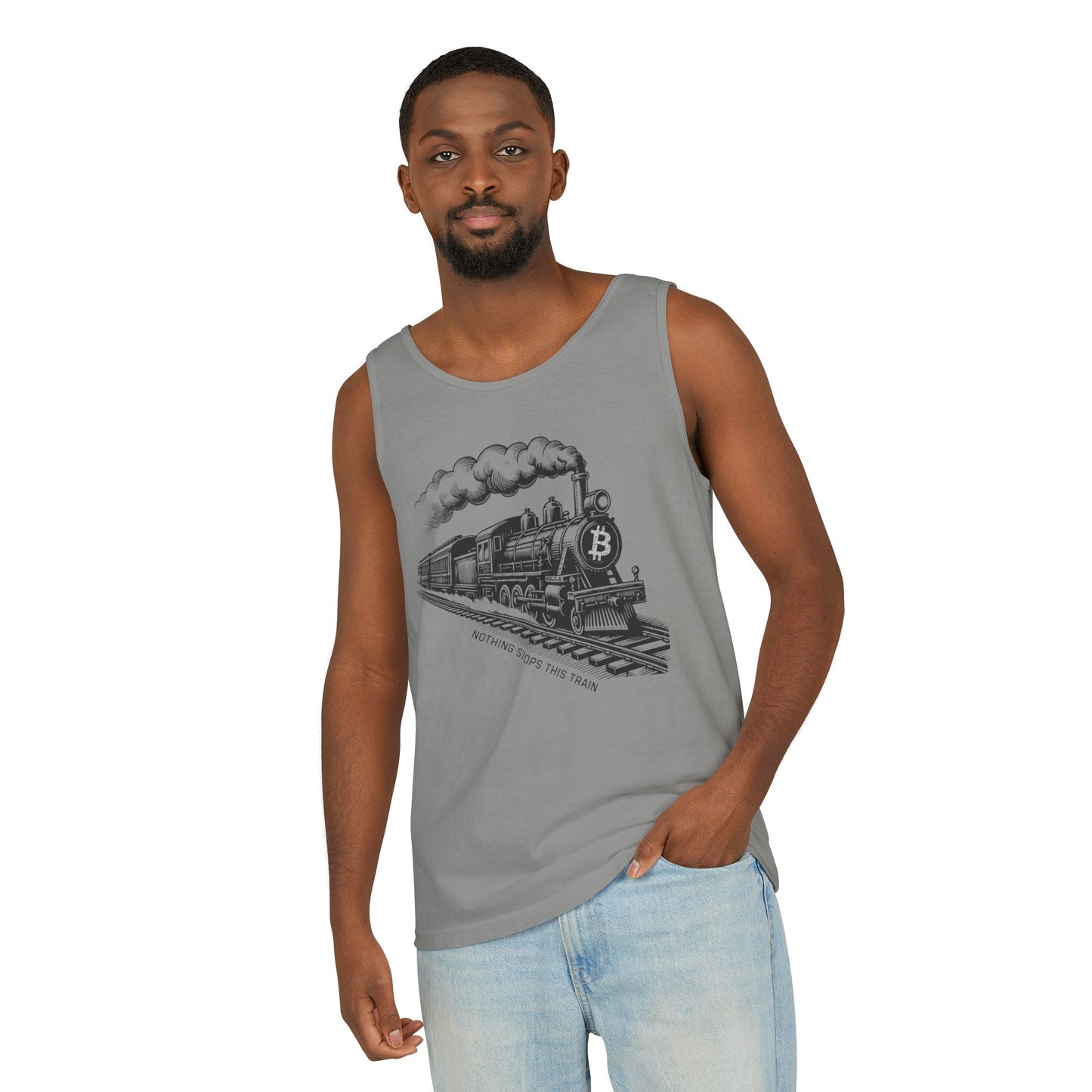 Nothing Stops This Train Vintage Unisex Tank Top