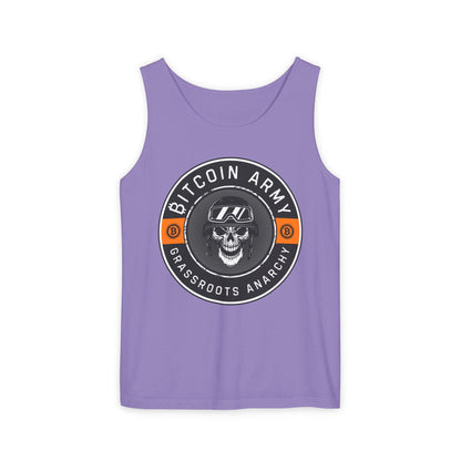 Bitcoin Army Grassroots Anarchy Tank Top