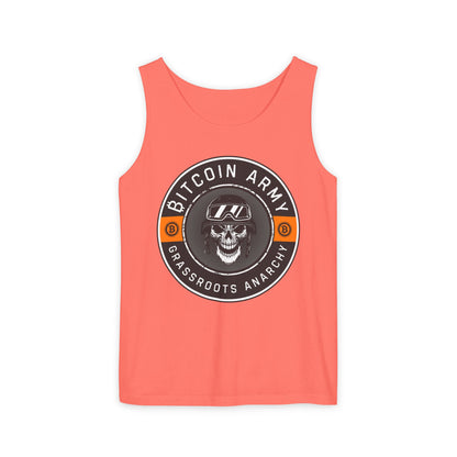 Bitcoin Army Grassroots Anarchy Tank Top