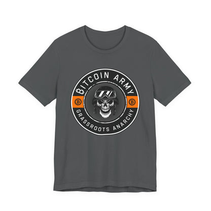 Bitcoin Army Grassroots Anarchy T-Shirt