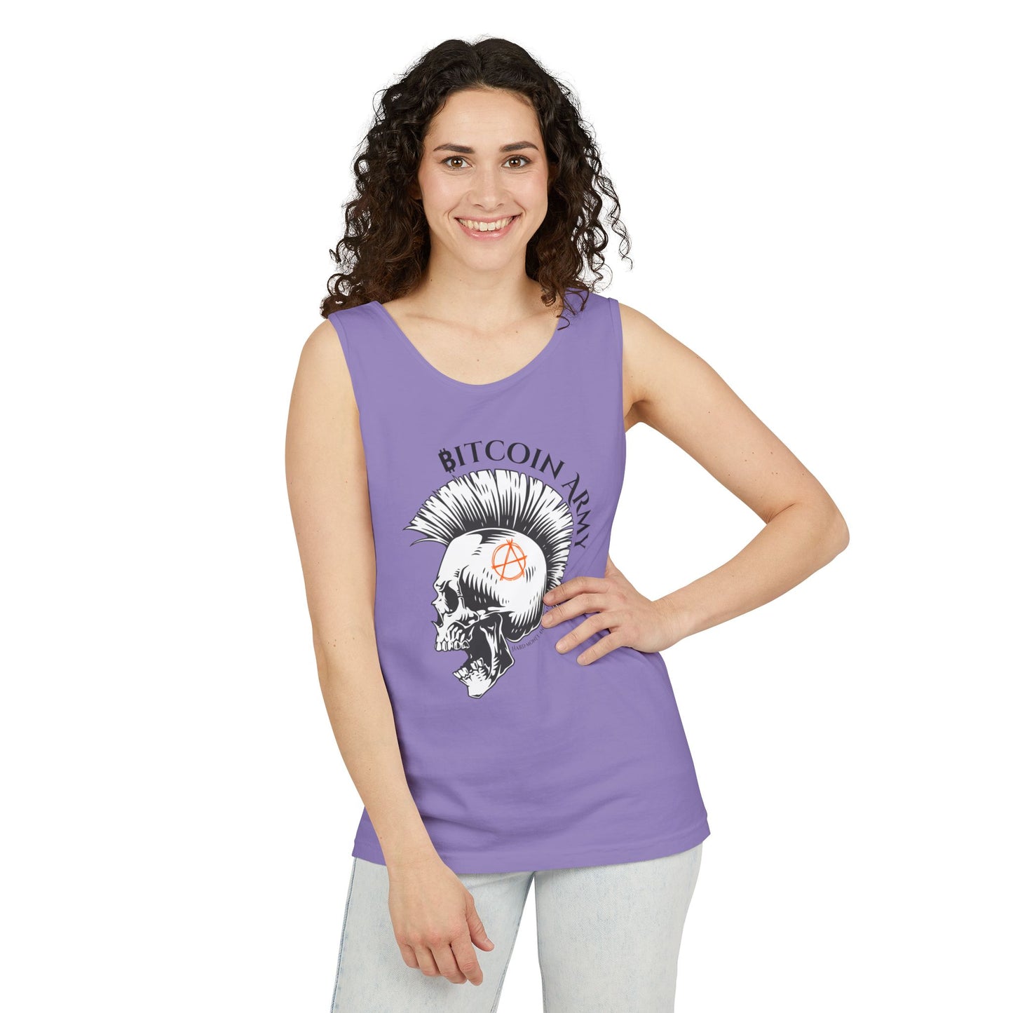 Bitcoin Army Hard Money Anarchists Tank Top