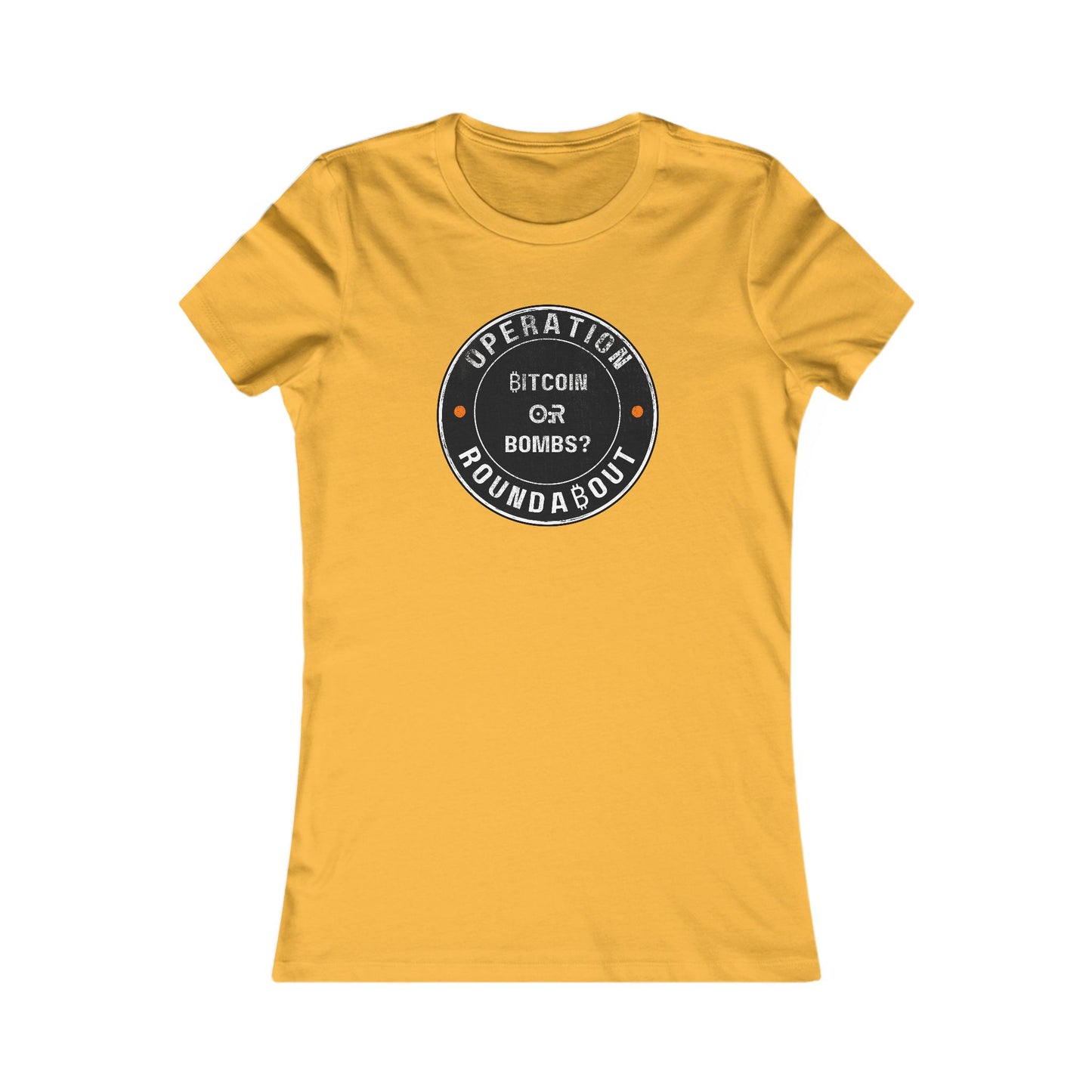 Bitcoin Or Bombs Operation Roundabout Women's T-Shirt