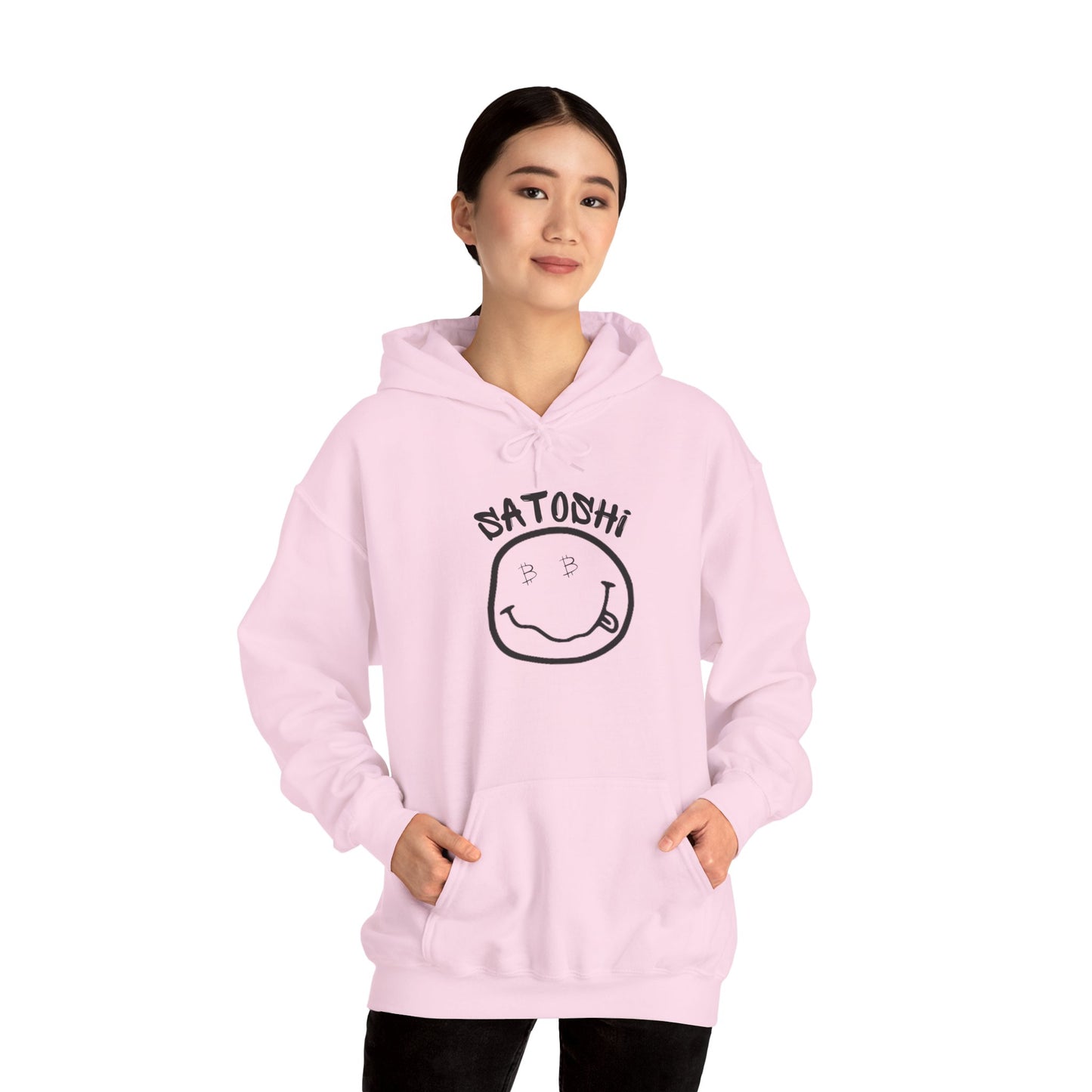 Bitcoin Eyed Satoshi Smiley Hoodie