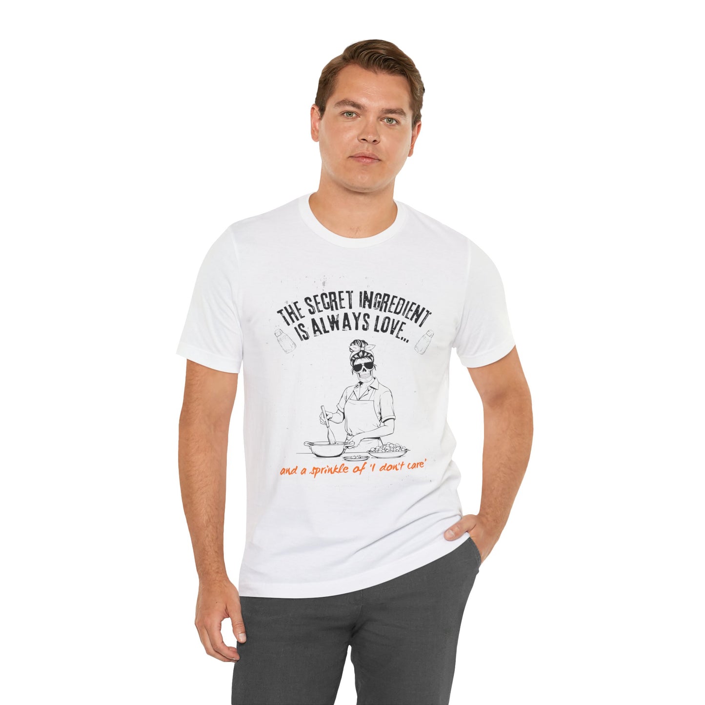 Love-Inspired Cooking Tee, Funny Shirt, Gift for Foodies, Unisex T-Shirt, Perfect for Occasions, Casual Wear