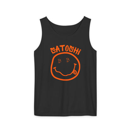 Bitcoin Eyed Satoshi Smiley Tank Top