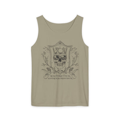 Sovereign Individual Skull Unisex Tank Top