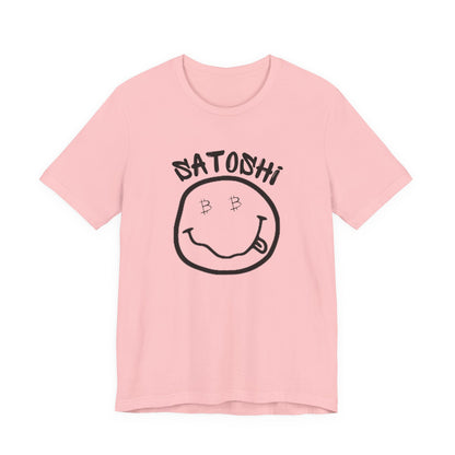 Bitcoin Eyed Satoshi Smiley T-Shirt