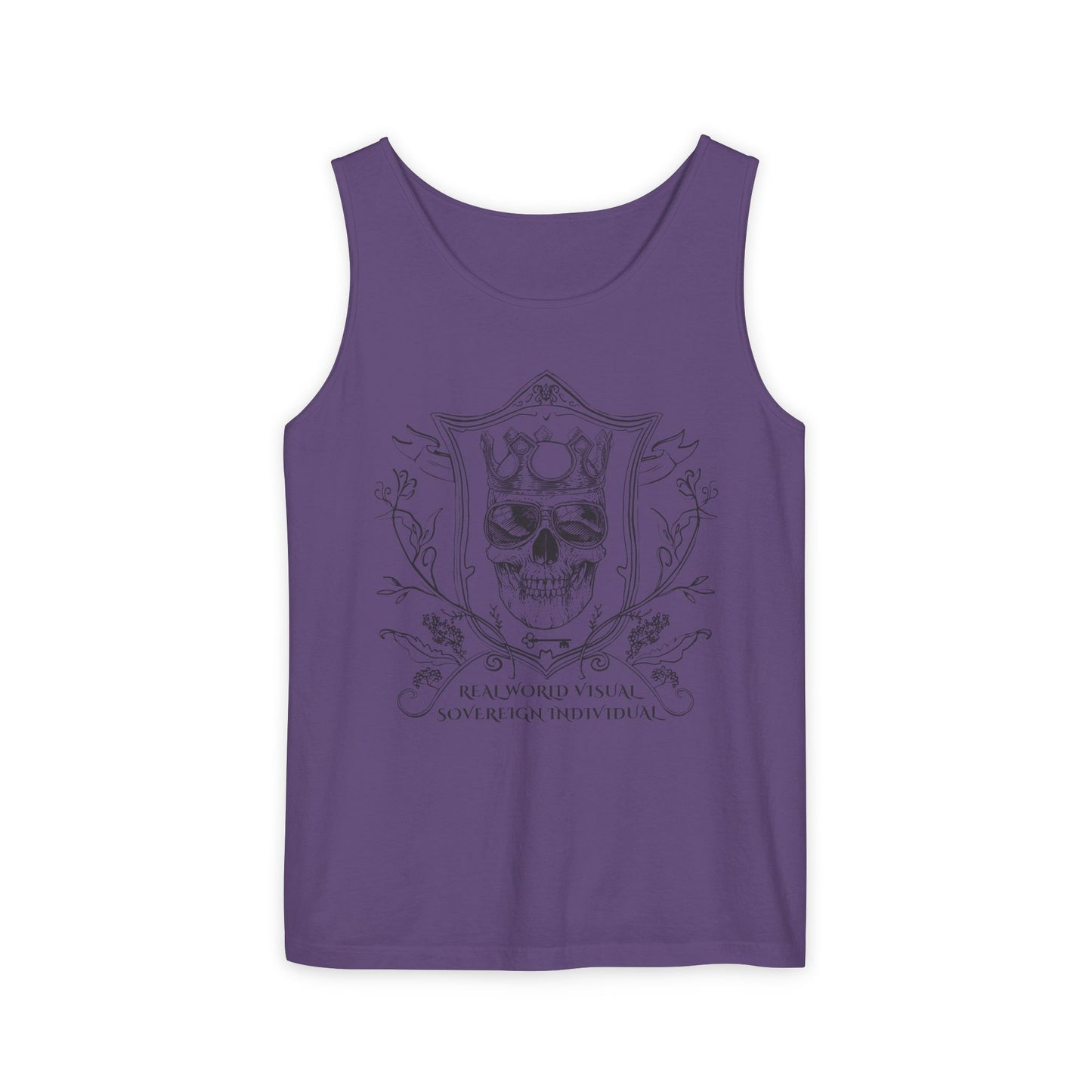 Sovereign Individual Skull Unisex Tank Top