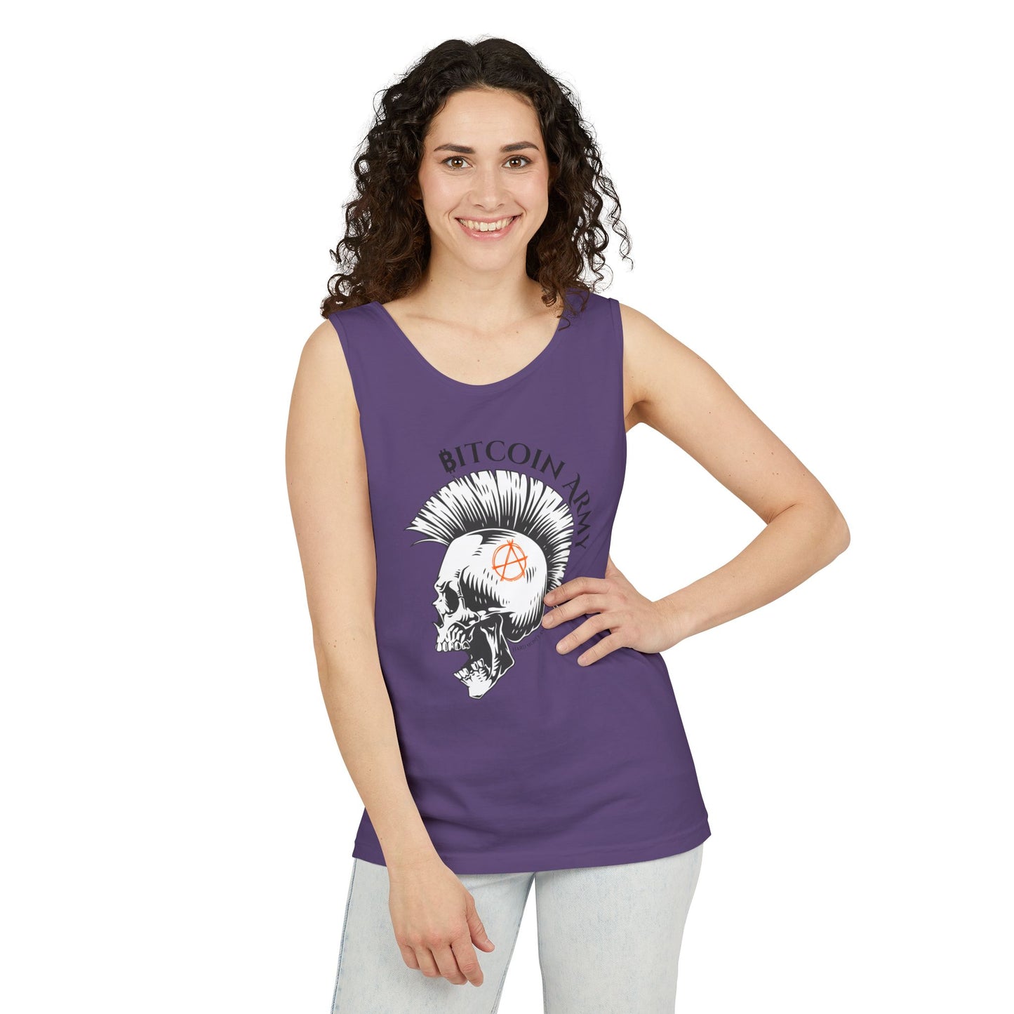 Bitcoin Army Hard Money Anarchists Tank Top