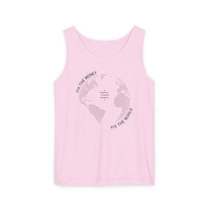 Fix The Money Fix The World Unisex Tank Top