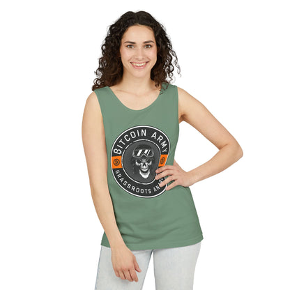 Bitcoin Army Grassroots Anarchy Tank Top