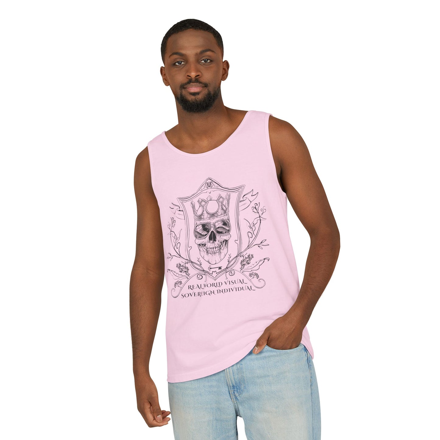 Sovereign Individual Skull Unisex Tank Top