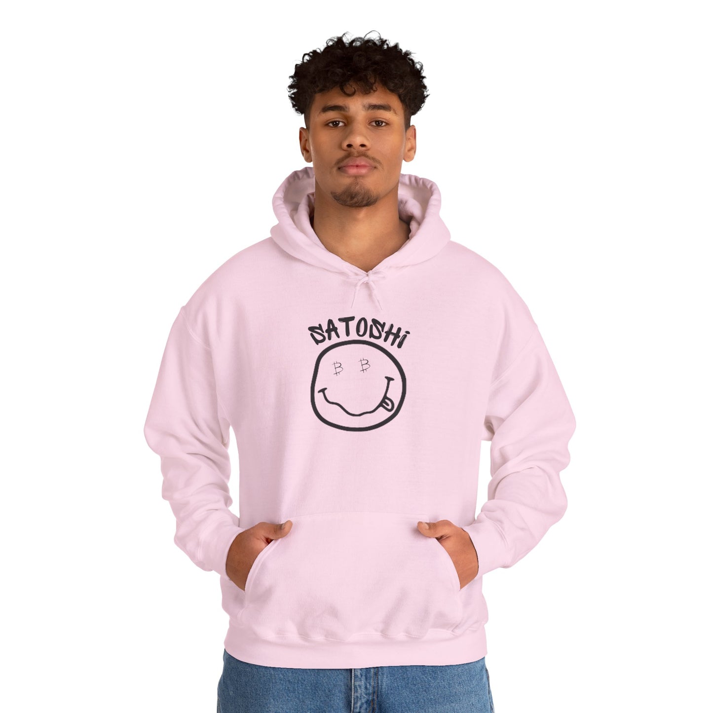 Bitcoin Eyed Satoshi Smiley Hoodie