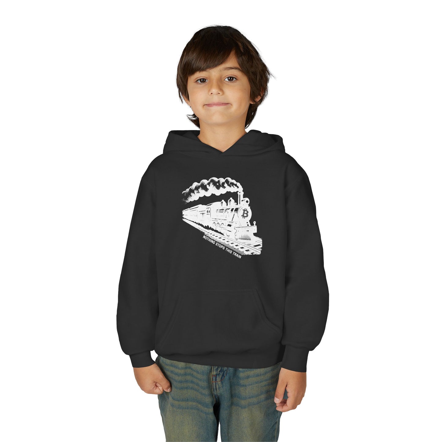 Nothing Stops This Train Youth Hoodie