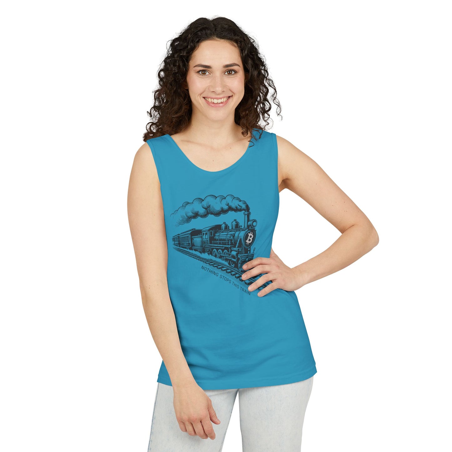 Nothing Stops This Train Vintage Unisex Tank Top