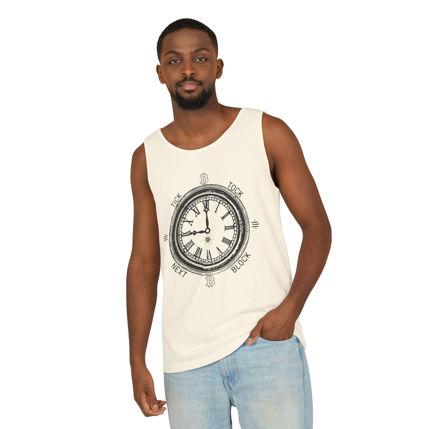 Tick Tock Next Block Unisex Tank Top