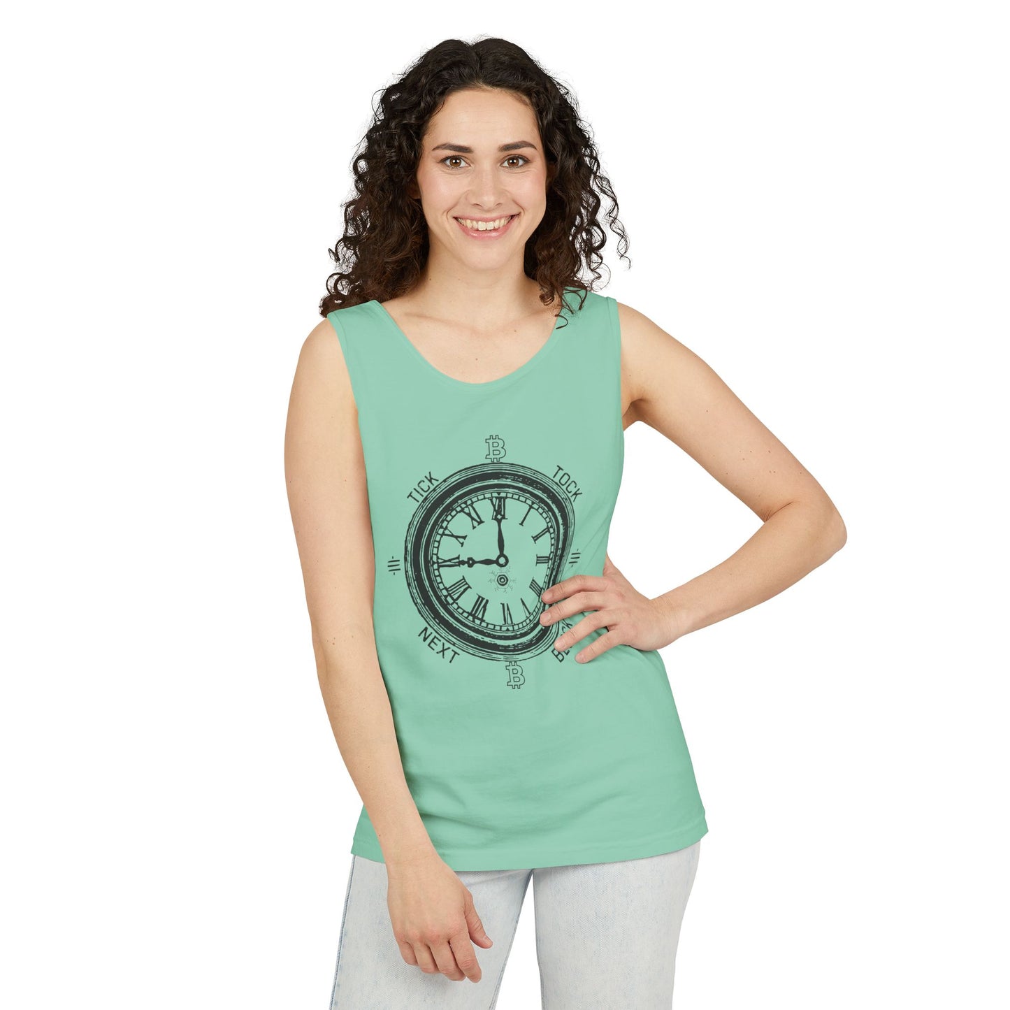 Tick Tock Next Block Unisex Tank Top