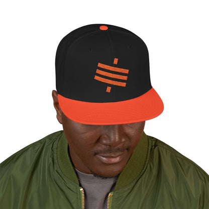 SATS Symbol Embroidered Snapback Hat