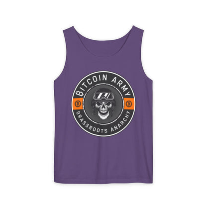 Bitcoin Army Grassroots Anarchy Tank Top