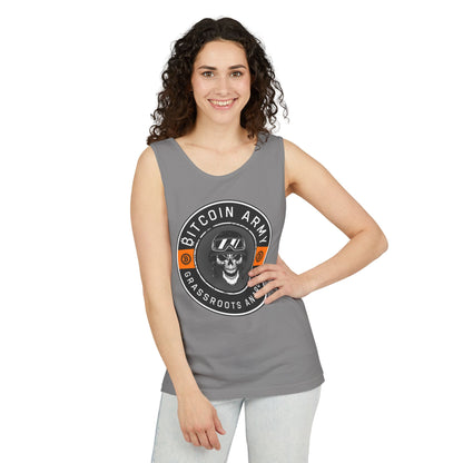 Bitcoin Army Grassroots Anarchy Tank Top