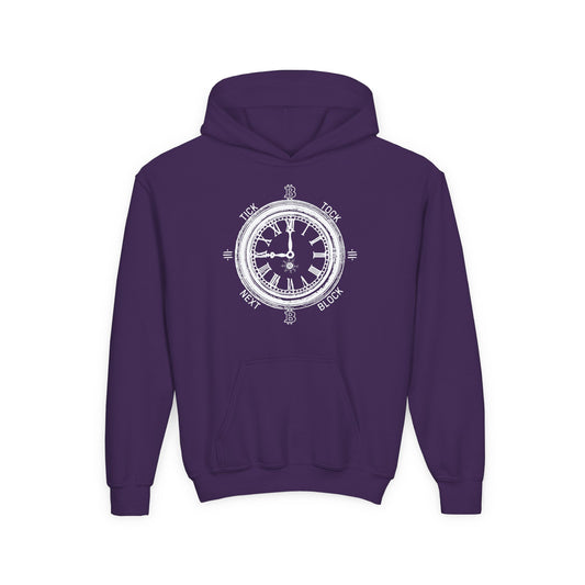 Tick Tock Next Block Youth Hoodie