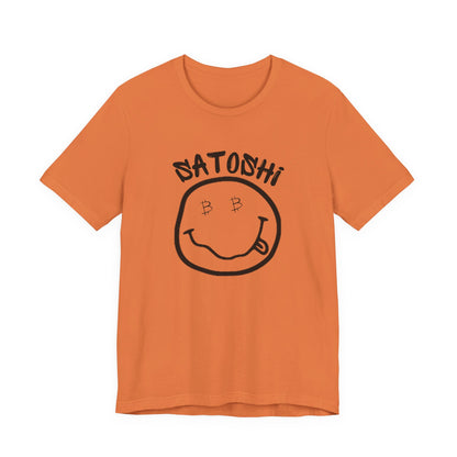 Bitcoin Eyed Satoshi Smiley T-Shirt
