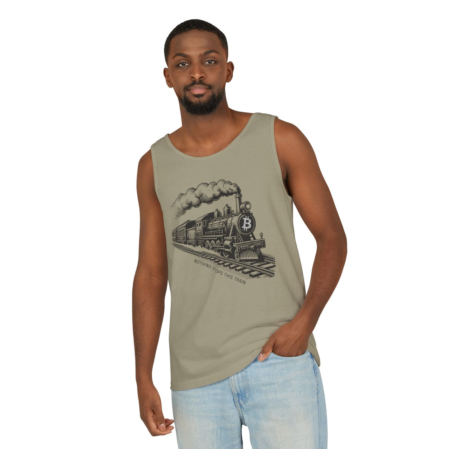Nothing Stops This Train Vintage Unisex Tank Top