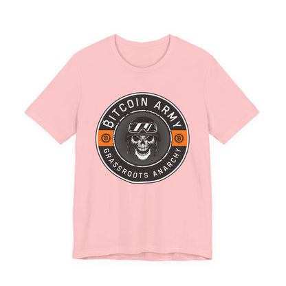 Bitcoin Army Grassroots Anarchy T-Shirt