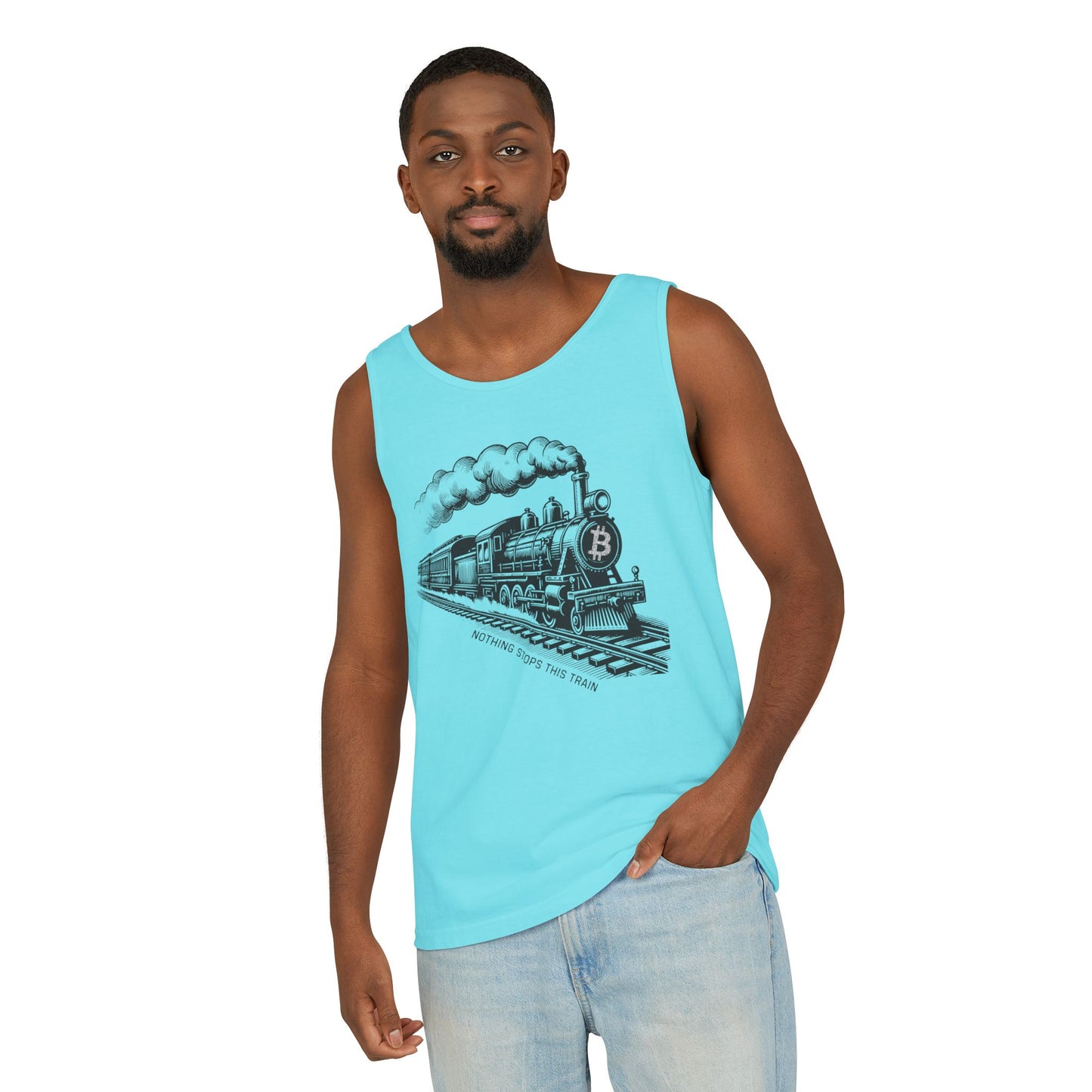 Nothing Stops This Train Vintage Unisex Tank Top