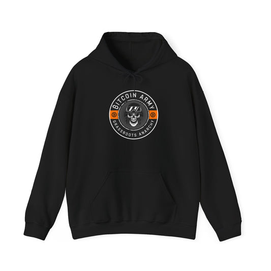 Bitcoin Army Grassroots Anarchy Hoodie