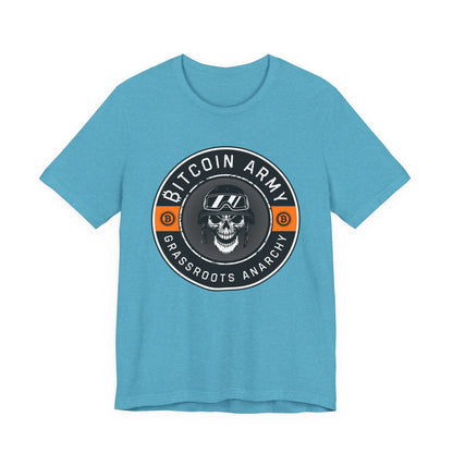 Bitcoin Army Grassroots Anarchy T-Shirt