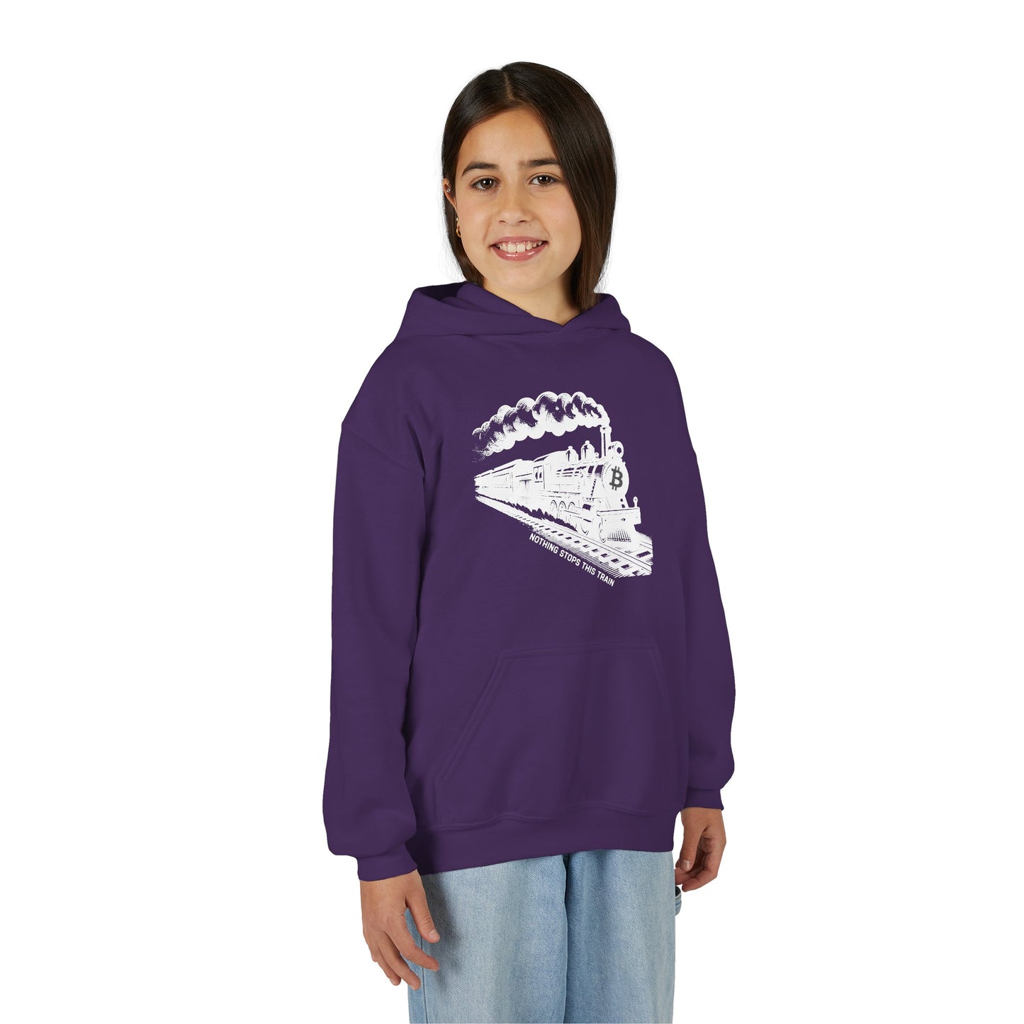 Nothing Stops This Train Youth Hoodie