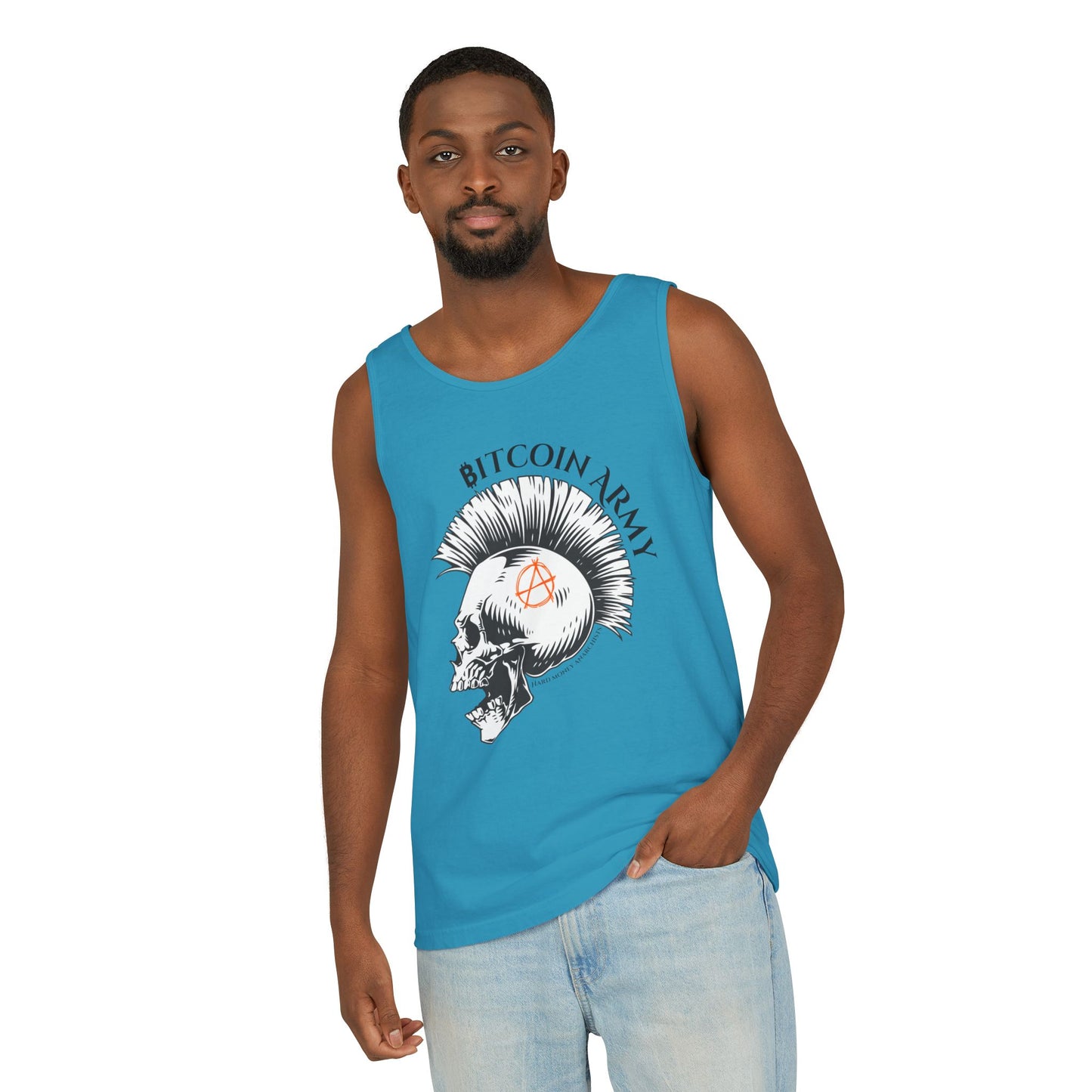Bitcoin Army Hard Money Anarchists Tank Top