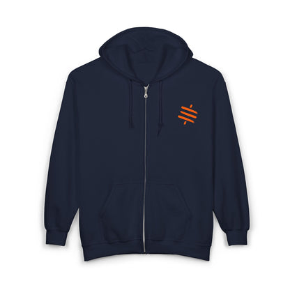 SATS Symbol Bitcoin N' Bitaxe Appetite For Disruption Zip Up Hoodie