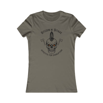 Bitcoin N' Bitaxe Appetite For Disruption Women's T-Shirt