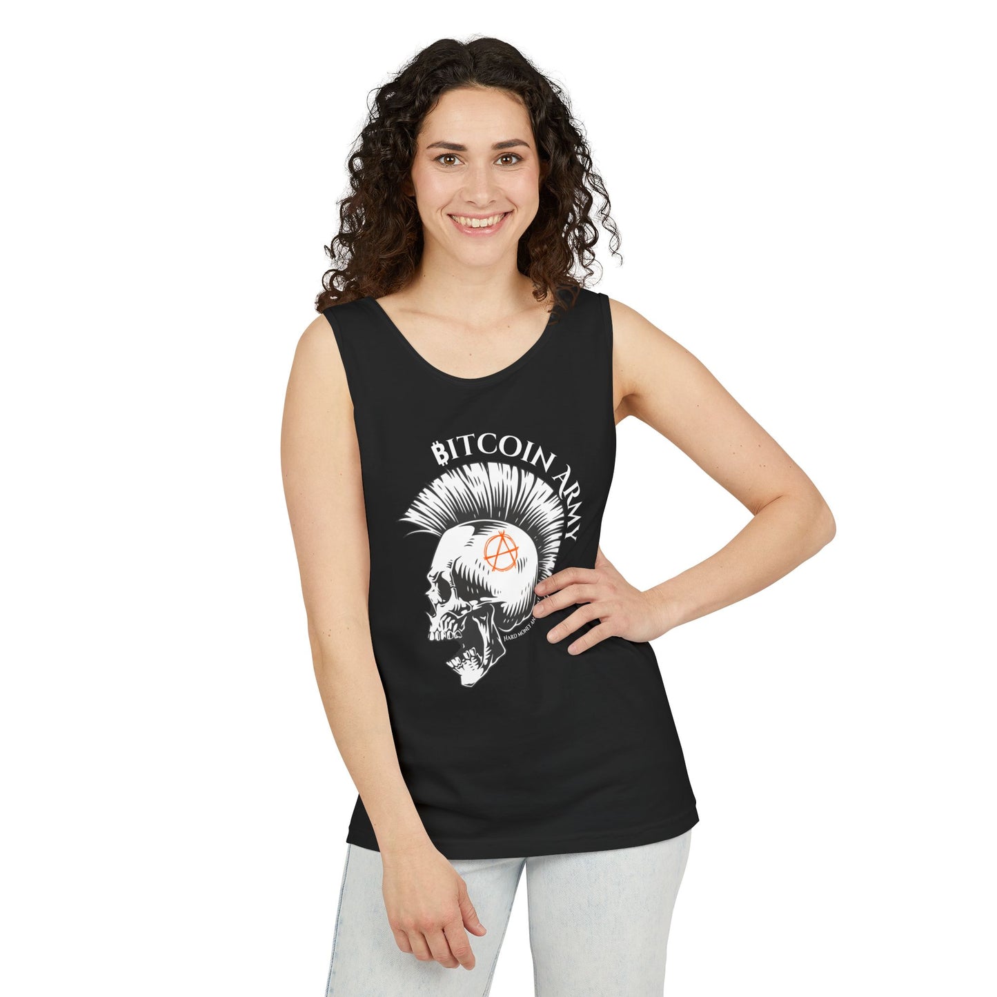 Bitcoin Army Hard Money Anarchists Tank Top