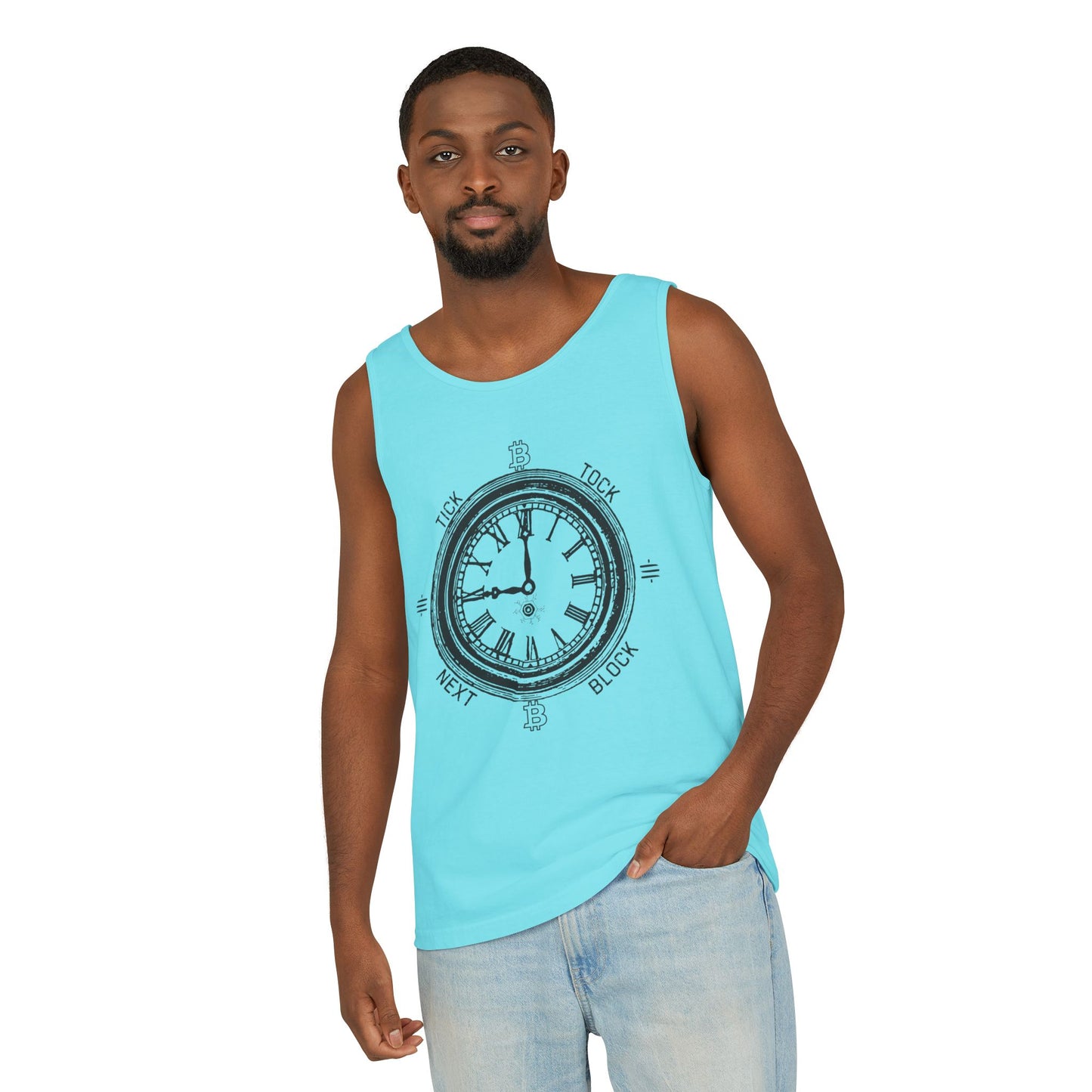 Tick Tock Next Block Unisex Tank Top