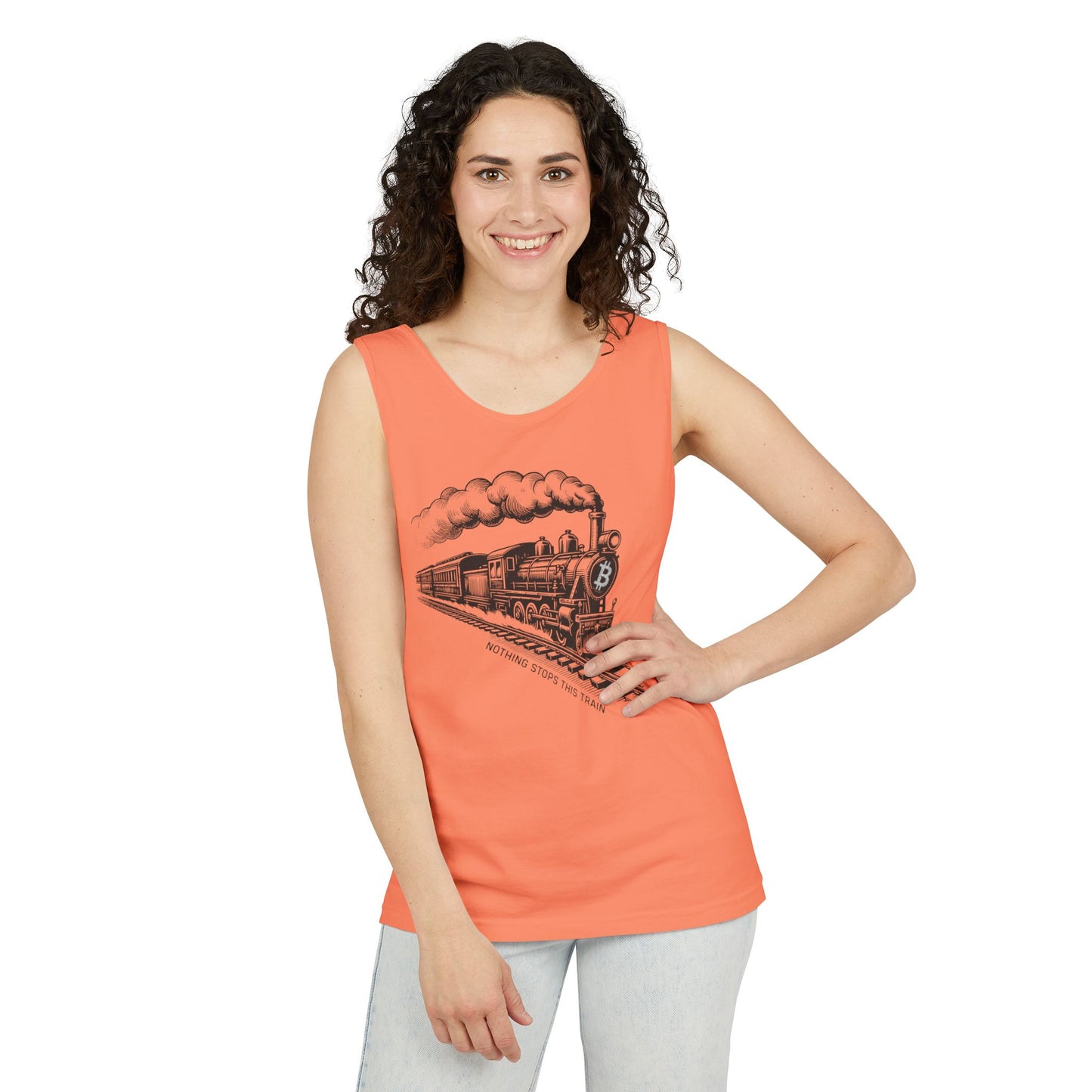 Nothing Stops This Train Vintage Unisex Tank Top
